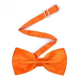 Medsuo Adjustable Bowtie, Men BowtiePre-Tied Bow Tie for Parties (Orange)