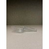 Rubbermaid Commercial 2882CLE Bouncer Bar/Utility Scoop, 6oz, Clear