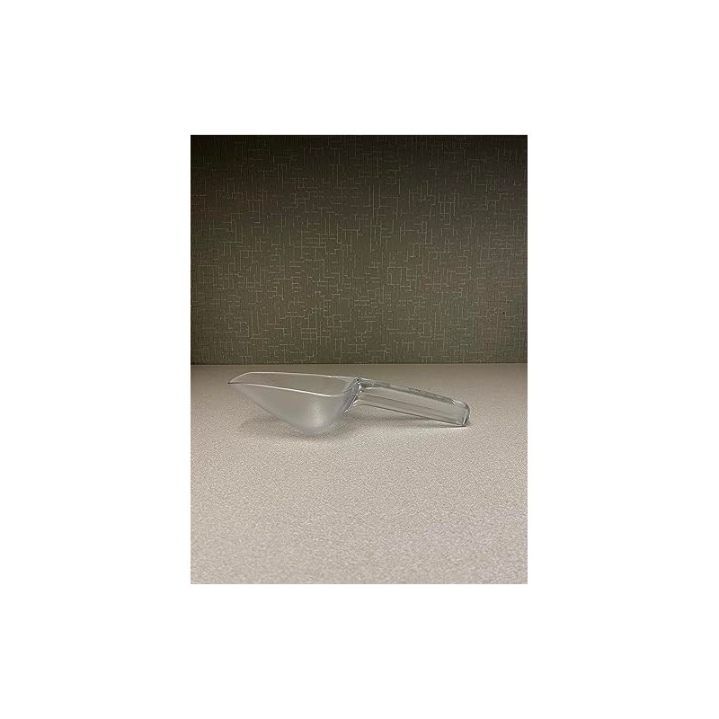 Rubbermaid Commercial 2882CLE Bouncer Bar/Utility Scoop, 6oz, Clear