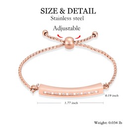 Minicremation Cremation Bracelet for Ashes Stainless Steel Urn Bangle for Ashes Memorial Keepsake Cremation Memorial Urn Bracelet - Adjustable, Stainless Steel, No Gemstone