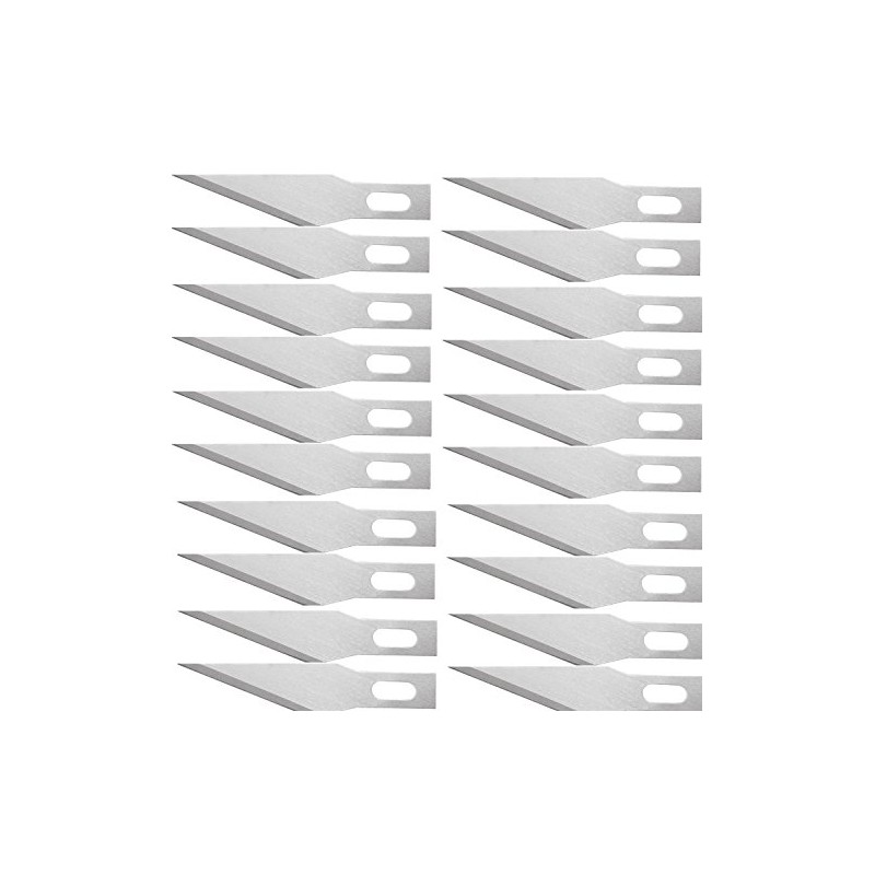 Wedo Scalpel Replacement Blades Pointed in Plastic Box Pack of
