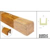 DECO WOOD Pattern Ceiling Beam, Wood Look, Made of PU,