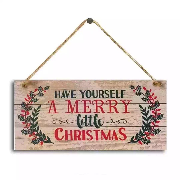 Unknown NEW "Have Yourself A Merry Little Christmas" Wood Sign