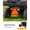 UTV Slow Moving Vehicle Sign Bracket Kit with Reflective SMV