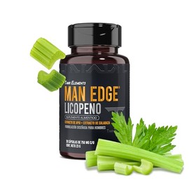 Licopeno + Vitamina D3 - Cápsulas Hombre Tawr Elements - Suplemento con Zinc, Calabaza y Cacao - 30 Dosis de 750 mg - Soporte Nutricional Masculino - 