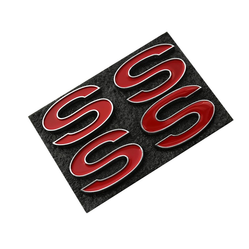 4Pcs Metal SS Front Emblems 3D Badge Replacement for1969-72 Chevelle