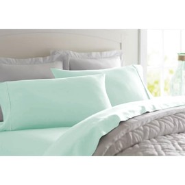 TRP 4 Piece Warm & Cozy Deep Pocket Bed Sheets Set Queen Size Fully Elasticized Fitted Sheet | Pretty Navy Indigo Blue Color All Seasons Hotel Bedding Soft Plush Luxury Feel Fade Resistant