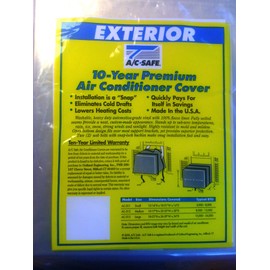 A/C Safe Exterior Cover for Large Window Air Conditioners
