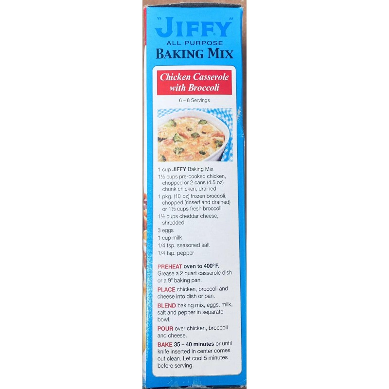 Jiffy All Purpose Baking Mix 40 oz Box Flour For