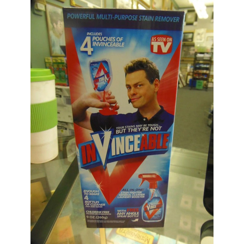 INVINCEABLE NEW Invinceable All-In-One Stain Fighter & Cleaner - AS
