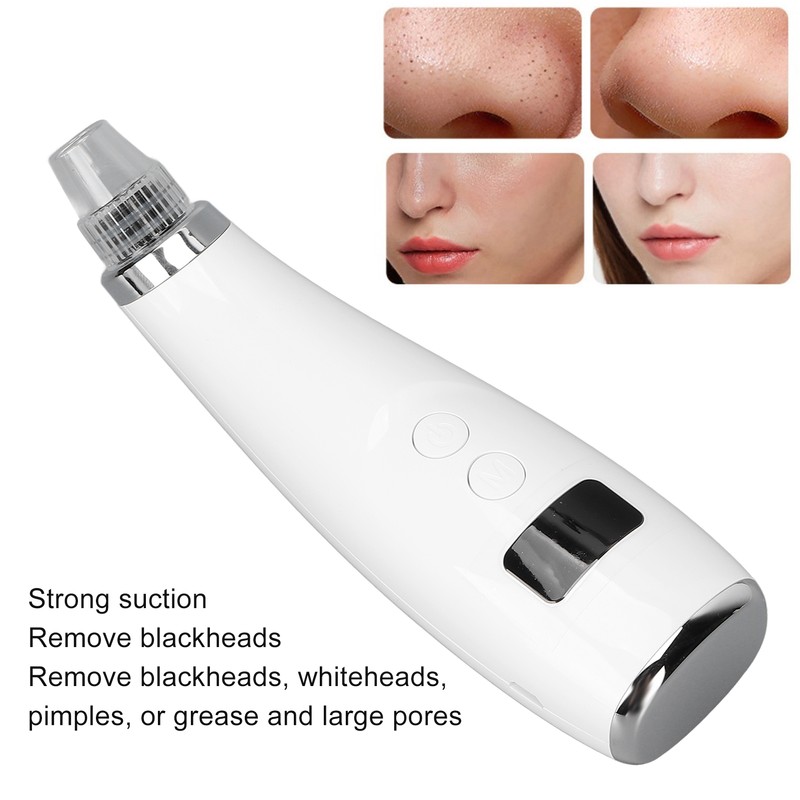 Electric Blackhead Vacuum Cleaner LED Display 3 Strength Blackhead Extractor