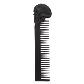 SAFIGLE Men Beard Comb Portable Zinc Alloy Pocket Comb for Grooming and Styling Ergonomic Dual-sided Beard Types and Skin-friendly Hair Tool