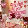 16 Inches Pink 'WILL YOU BE MY GIRLFRIEND' Proposal Letter