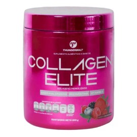 Colágeno Hidrolizado Thunderbolt Collagen Elite, 9g/servicio Sabor Frutos Rojos