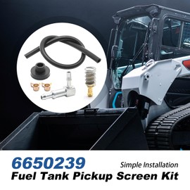 Saihisday 5Pcs 6650239 Fuel Tank Pickup Screen Kit, Replacement for Bobcat, Replaces 6650239