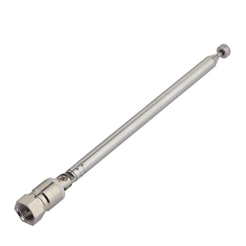 AM/FM Radio World Receiver Telescopic Antenna Small Portable (F Connector