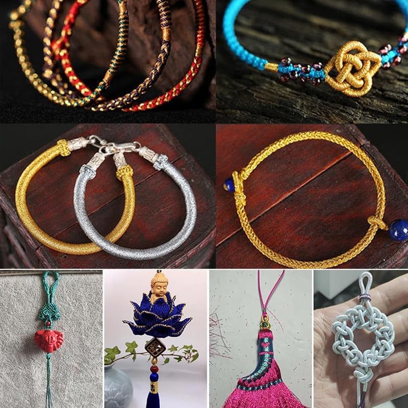 2200M Metallic Embroidery Thread Iridescent Glitter Polyester Sewing Thread for