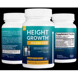 HEIGHT GROWTH MAXIMIZER-Get taller and INCREASE BONE GROWTH! 60 Capsules