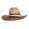 Palm Braid Ranchero Cowboy Hat - Dk Palm L