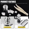 Mardatt 18 Pcs Precision Scale Calibration Weight Set10m to 500mg,