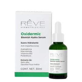 Reve Dermatologique | Oxidermic Blemish Hydra Serum - Suero Anti imperfecciones – Hidratante para pieles grasas – 30 ml.