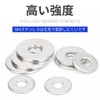 SUS304 Pure Domestic Stainless Steel Flat Washers M5 (Inner Diameter
