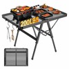 Raynesys Foldable Grill Table with Mesh Desktop, 200lbs 3Ft Portable