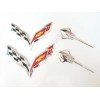 GM 2014-2019 Corvette C7 Chrome Black Front & Rear &