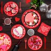 valentines Day Party Decorations,Happy Valentines Day Plates and Cups Napkins