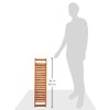 Bare Decor Vaske Bathtub Caddy, 33" Wide, Natural Teak Wood
