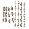 Viking Beard Hair Beads DIY Decorative Hair Braiding Beads for