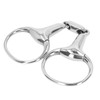 Horse Gag Ring Snaffle Bite Stainless Steel 125mm Loose Oval