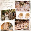 50 Sets Wedding Favor Gift for Guest Natural Pine Wood