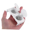 Ipetboom Double Cup Nail Dappen Dish Manicure Soaking Bowl for