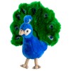 Carl Dick Peacock 10 inches, 25cm, Plush Toy, Soft Toy