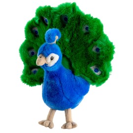 Carl Dick Peacock 10 inches, 25cm, Plush Toy, Soft Toy 3055