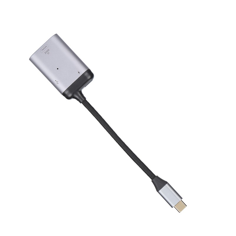 TypeC to HD Multimedia Interface PD/Data Male Short Cable 3