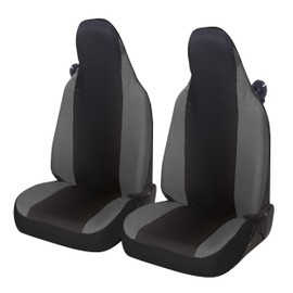Auto Accessori Lupex Auto Accessori Lupex Autositzbezge kompatibel mit Smart fortwo 450 451 und 453 1 2 3 Serie Stoff Polyester (Schwarz-Dunkelgrau)