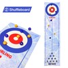 3 in 1 Shuffleboard Bowling Curling Game, Shuffleboard Table Top