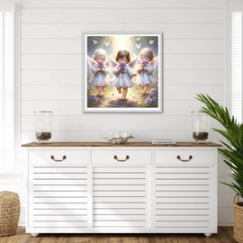 DPHERO DIY Angel Baby Diamond Painting Kits for Adults,5D Light of Life Diamond Art Kits for Beginners,Round Full Drill Diamond Painting Art,DIY Painting by Numbers Diamond Art Painting 12x12 inch