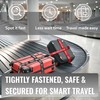 TWICK – 2x Luggage Straps for Travel | Adjustable Suitcase