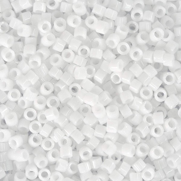 Miyuki Glass beads, Chalk White
