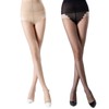 FULL CHECK 2675 Bikini Pattern, Pantyhose, Ultra Thin, Set of