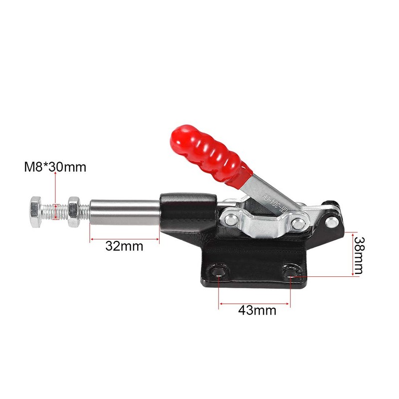 sourcing map Hand Tool Pull Push Action Toggle Clamp Quick-Release