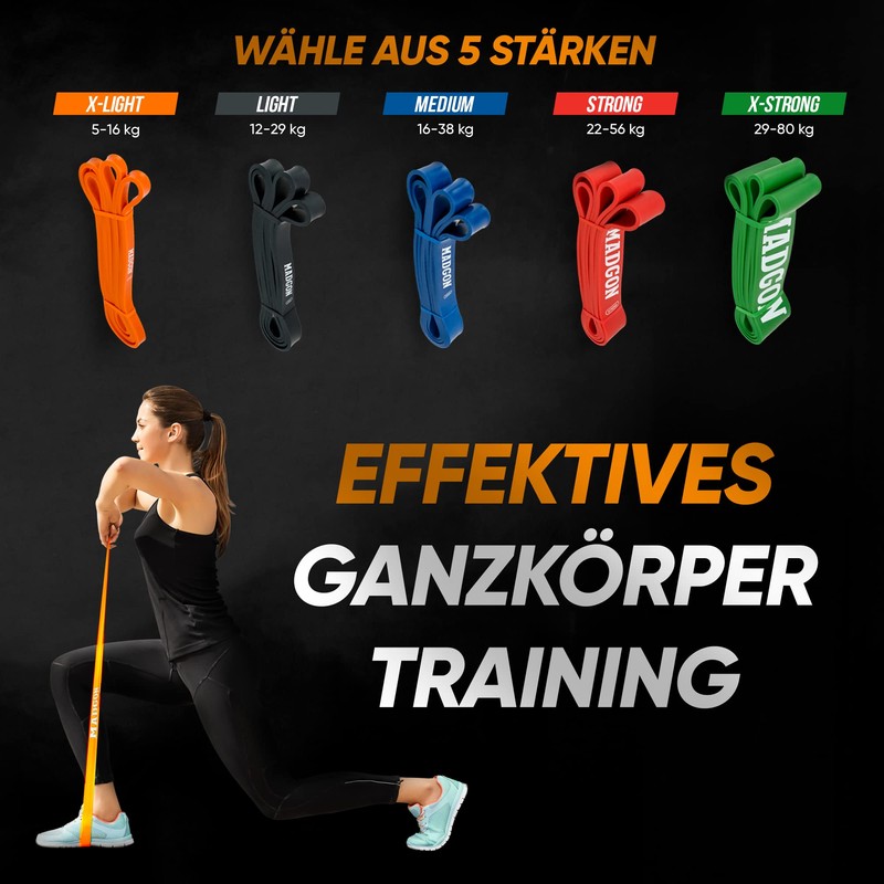Martial resistance bands for optimal training. Tear-resistant and durable training