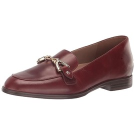 Naturalizer Womens Gala Classic Slip On Loafer Cappuccino Brown Leather 8.5 M