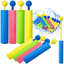 ZENSUKYE Pistola de Agua, 20Pcs Pistolas de Agua para Fiestas, Pistolas de Agua Juguete de Espuma, Adecuada para Piscina, Playa, Patio, Césped