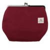 watona Canvas Purse Makeup Pouch, Cosmetic Pouch, 5.5 inch (Slim),