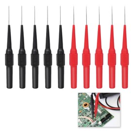 Test Probe Set, Test Probe Multimeter 0.7 mm Tip, Precision Test Tips for Electric Professional Measurements, Robust and Durable, Against Oxidation, Ideal for Industrial and Home Use