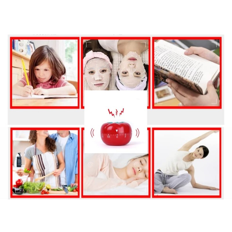 CAASFOOY 2 Pcs Kitchen Timer Mechanical Pomodoro Counter Toy Count